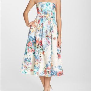 Anthropologie Cynthia Rowley Floral Jacquard Dress